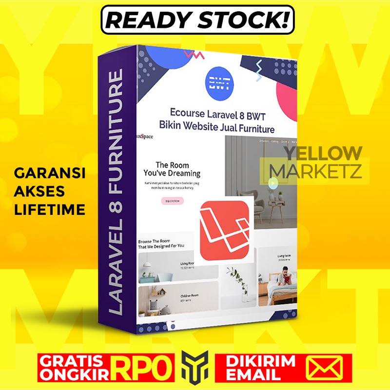 LARAVEL 8 Studi Kasus Web Jualan Furniture