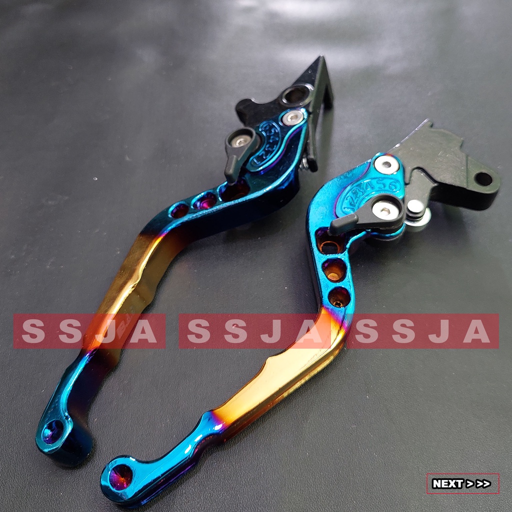 Handle rem honda beat model twotone chrome stelan setelan depan belakang