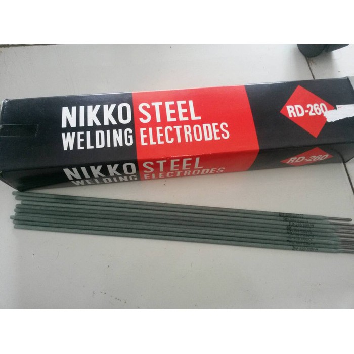 Kawat Las Listrik / Elektroda Nikko Steel RD260 2mm x300mm Kemasan 1 kg