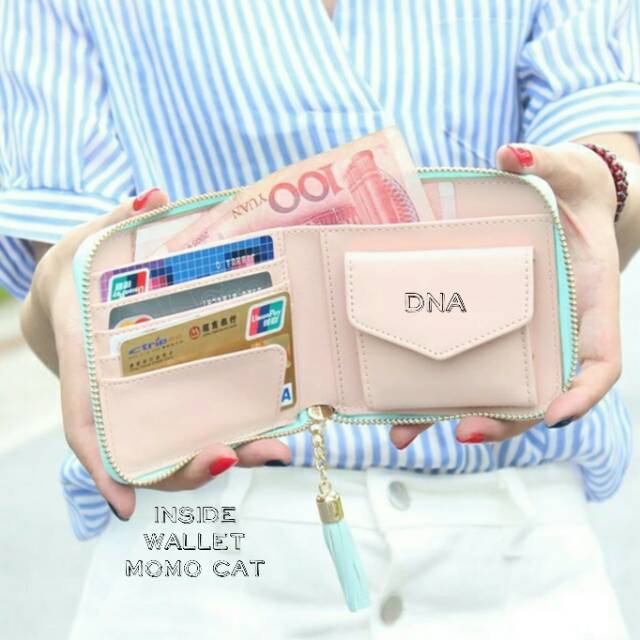 Dompet mini momo cat/dompet wanita /dompet murah