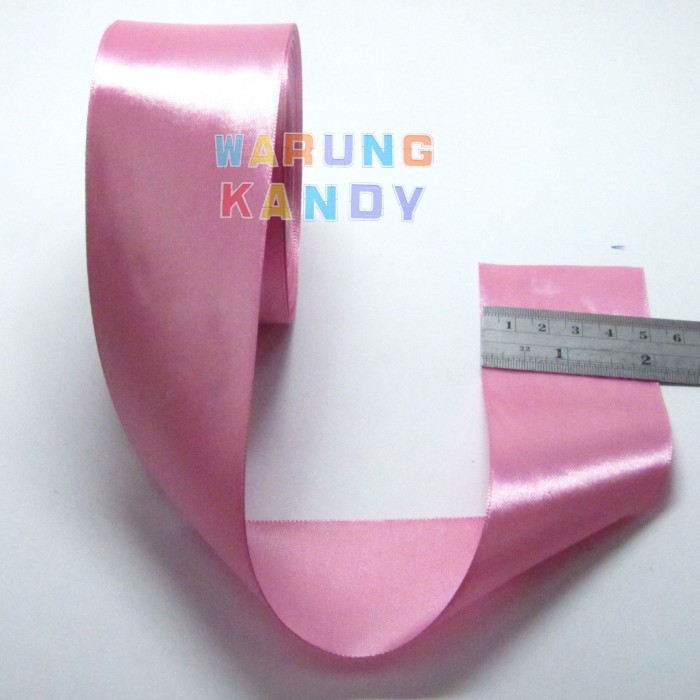 Pita Saten / Satin 2” Pink Sedang PAK