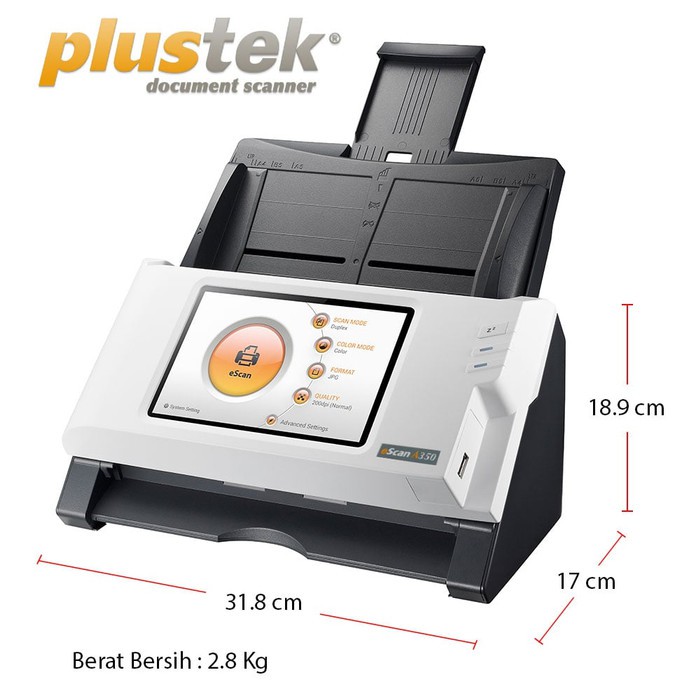 Plustek eScan A350 (Wireless Scanner)