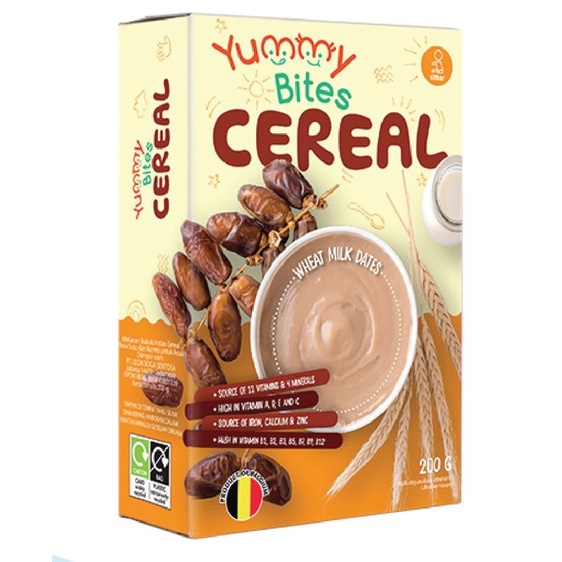 

Yummy bites cereal wheat milk dates 200gr