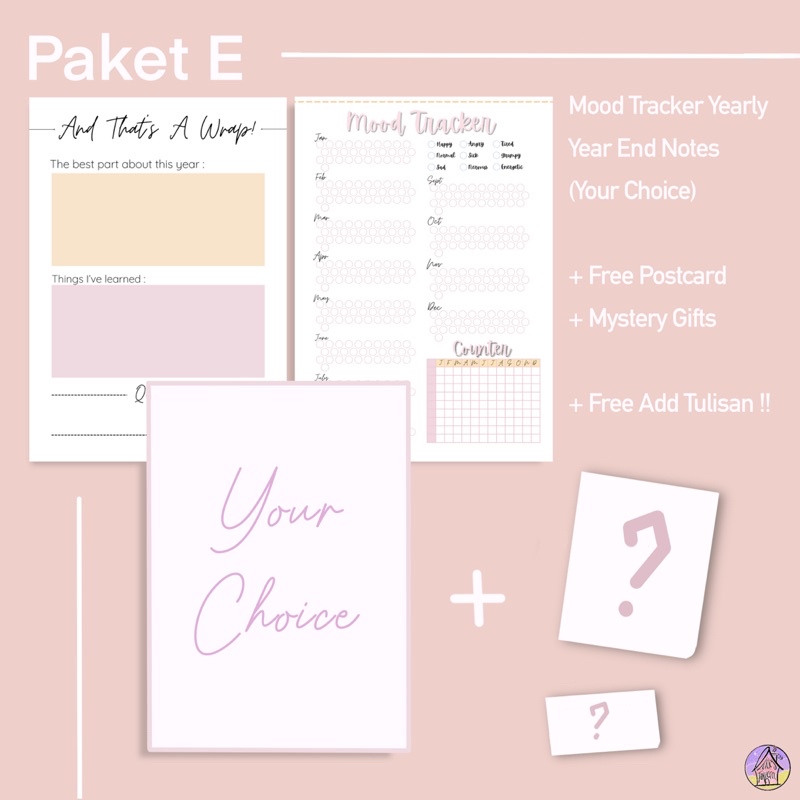 

journal paper kit|kertas jurnal|isi 3 pcs|260 gsm|glossy|type e