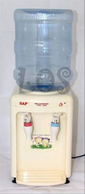 SAP Mini Dispenser 2008 FREE 1 Galon 5 Liter Air Panas dan Normal Hot and Normal