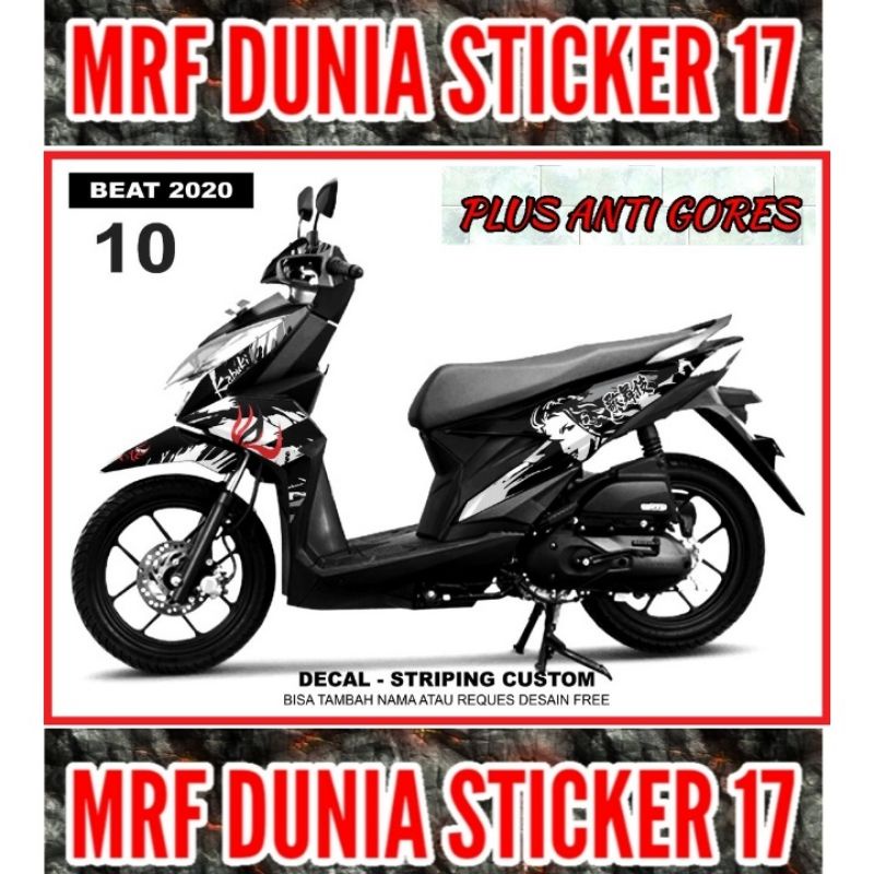 Sticker Decal Motor Beat 2020 Full Body dekal motor Beat 2020 Full Body Stiker Striping motor Beat 2