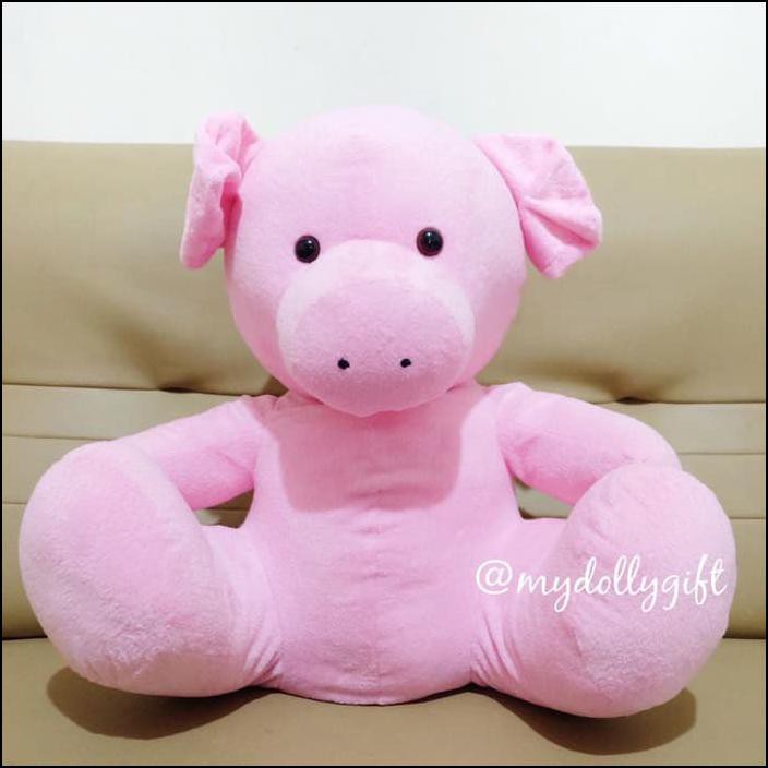 Boneka Babi Pig Pink Besar Jumbo