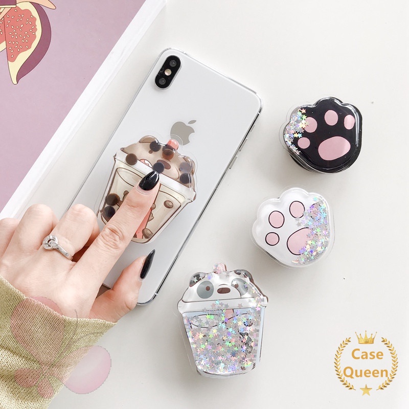 Popsocket Smartphone Universal Bentuk Beruang Lucu