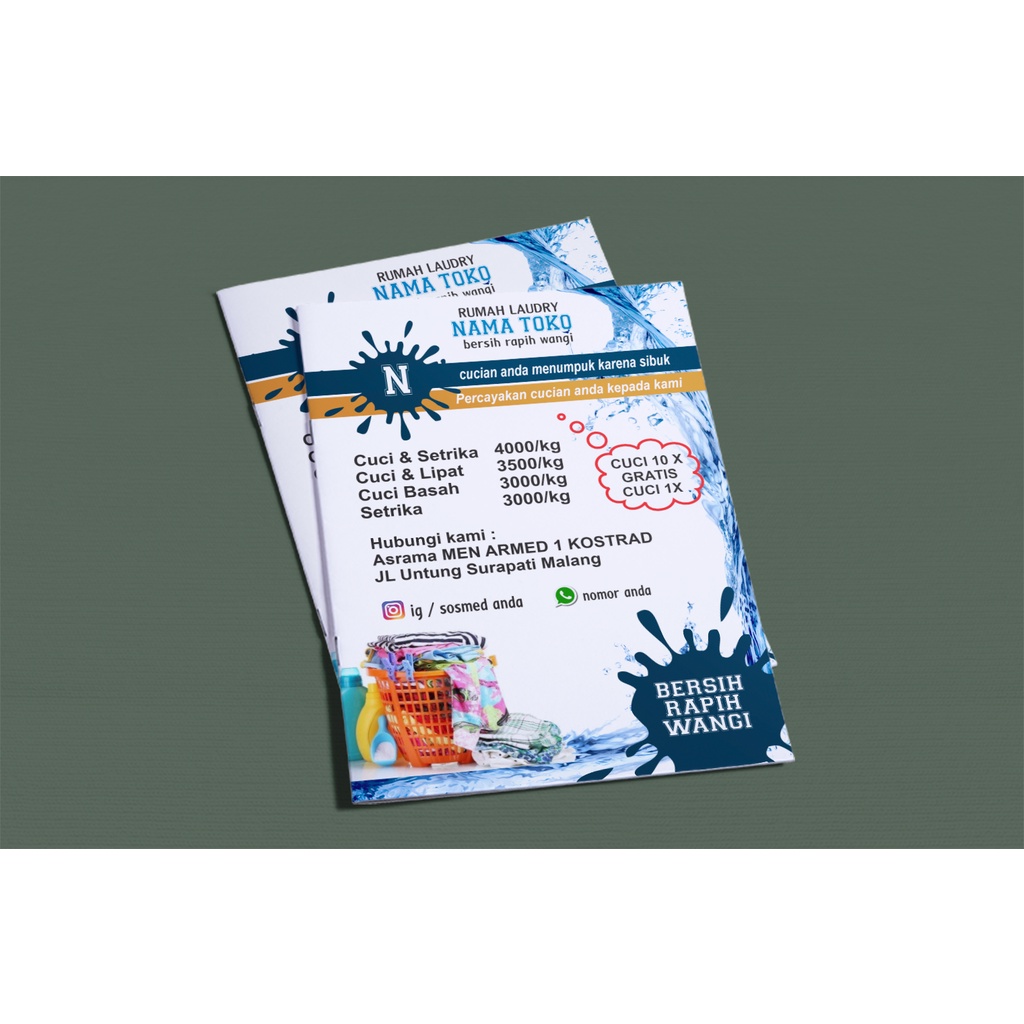 

Cetak Brosur A5 / Cetak Flyer / Leaflet AP 150 GSM (min. Pemesanan 50 lembar)
