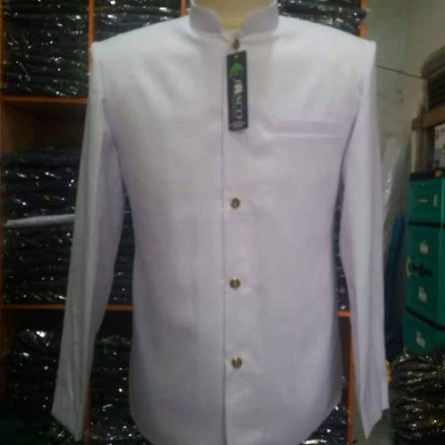 Jasko putih abu hitam by jaskotasik jas Koko baju muslim pria lengan panjang baju jasko