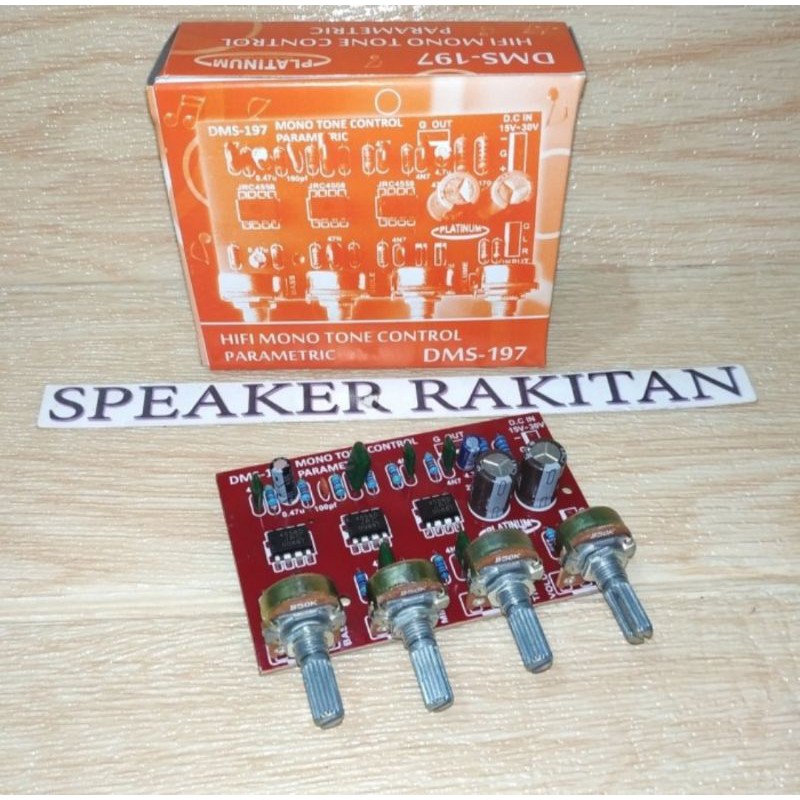 Kit tone control mono PARAMETRIC DMS-197