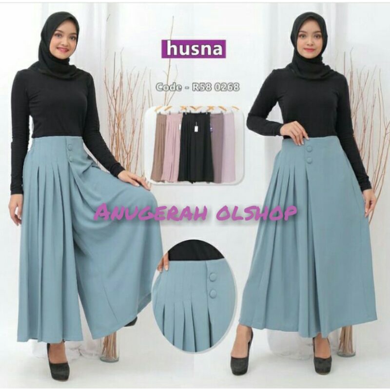 CELANA KULOT HUSNA KANCING 2
