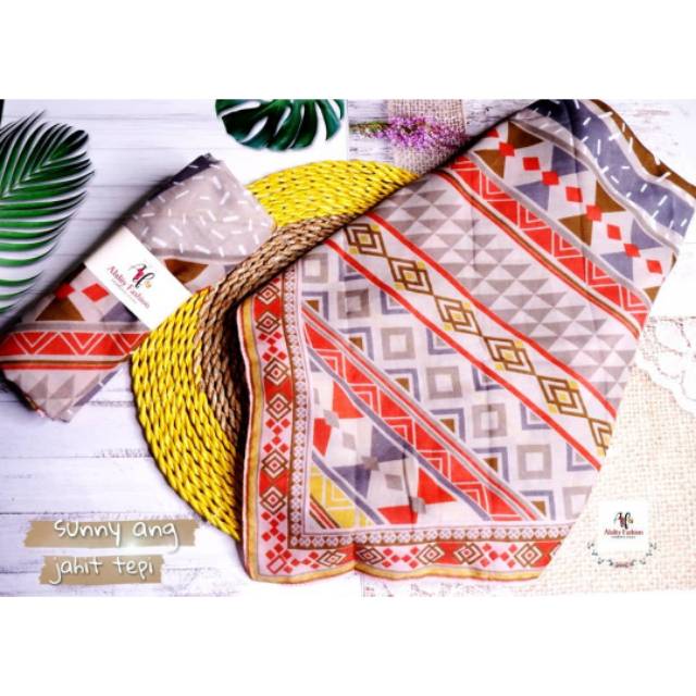(SIAP KIRIM) ALALIIY HIJAB SUNNY ANG  COTTON VOAL IMPORT SEGI EMPAT LIMITED MURAH