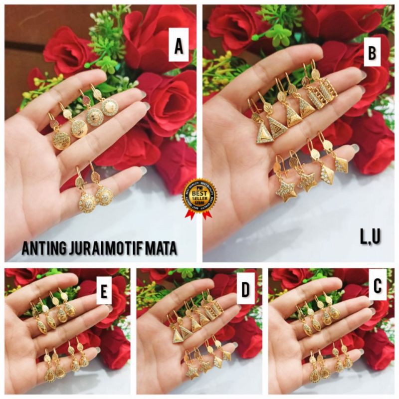 Anting Jurai mata permata fhasion wanita