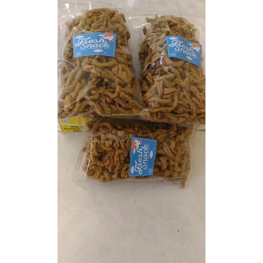 

Kripik Usus Ayam 1000gr 1kg Keripik Singkong pedas, kacang bawang