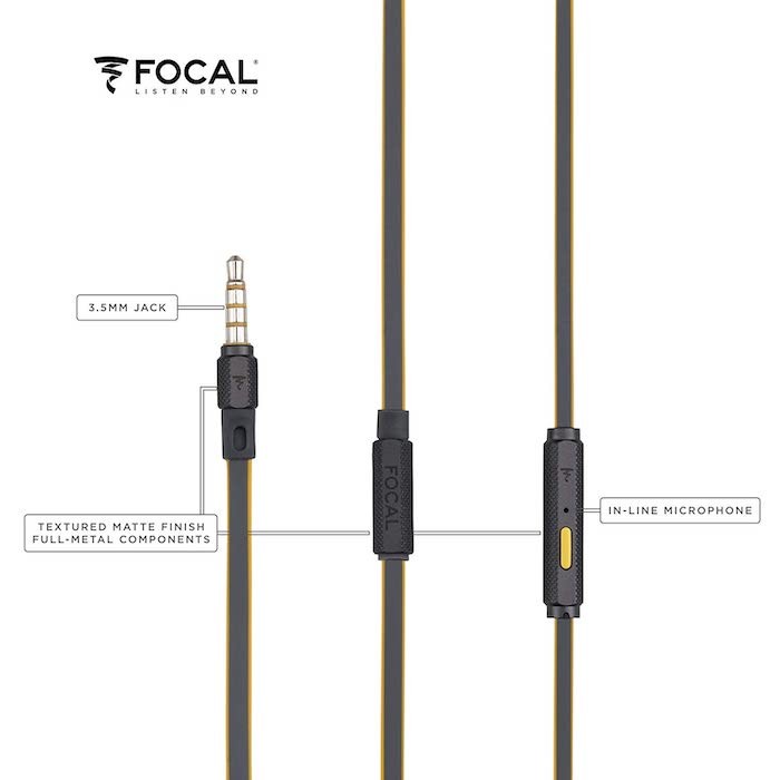 Focal Sense 100SI Deep Bass Headset With Premium Metal Build Quality