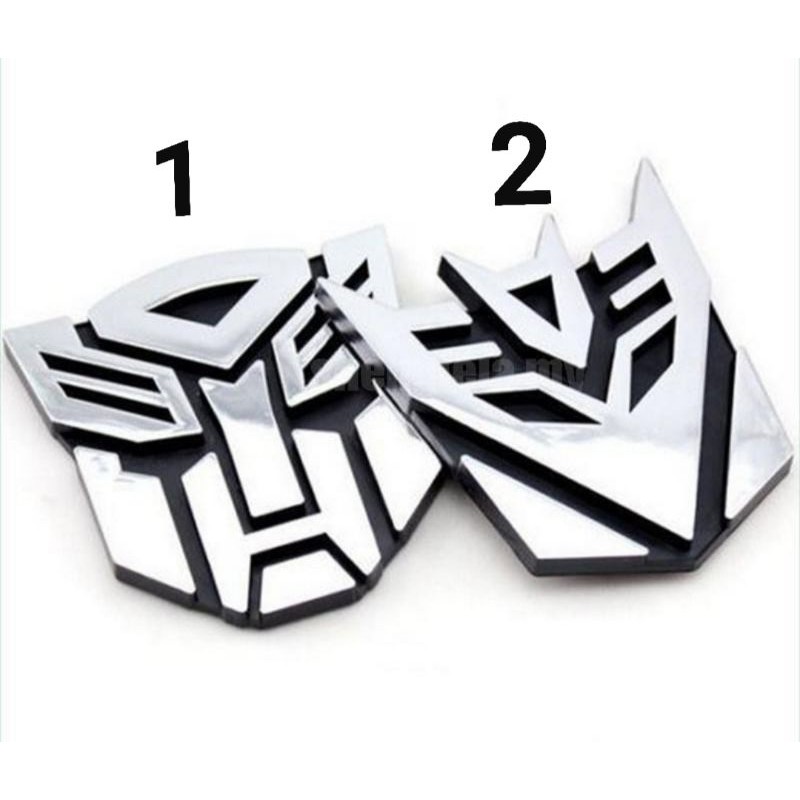 emblem transformer autobot dan decepticon