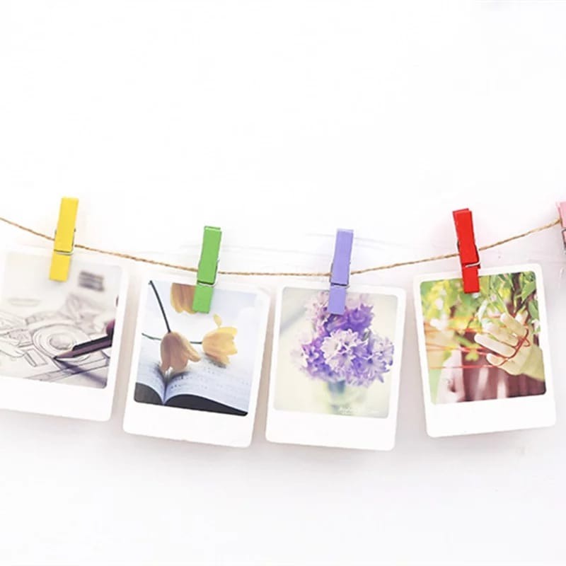 

Jepitan Foto Polaroid Wooden Clip Warna Warni Bagus Murah