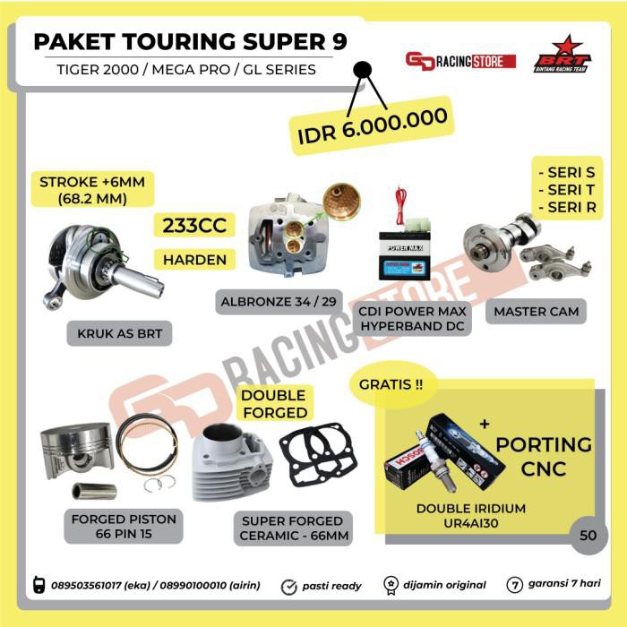 Originial Brt Paket Touring 9 Tiger 200 - Paket Custom