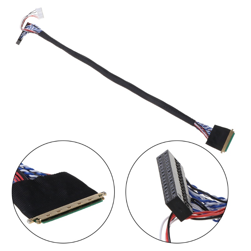 Btsg I-PEX 20453-040T-11 40Pin 2ch 6bit LVDS Kabel Untuk Panel LCD LED 10.1-18.4 inch