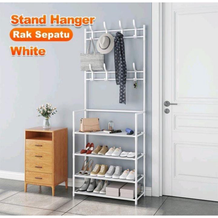 STAND HANGER RAK GANTUNGAN RAK SEPATU HANGER SERBAGUNA