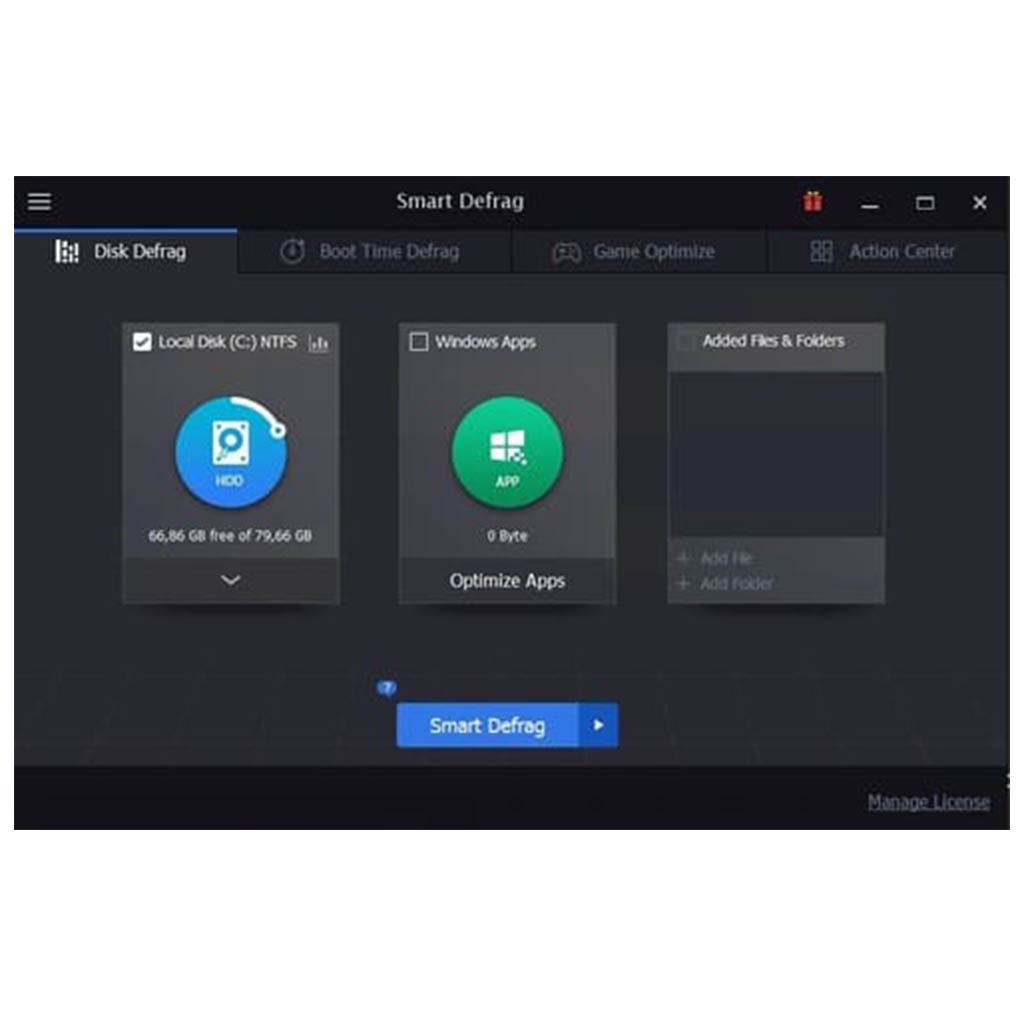 Smart Defrag IOBit Pro Full Version Terbaru