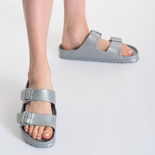 birkenstock eva silver