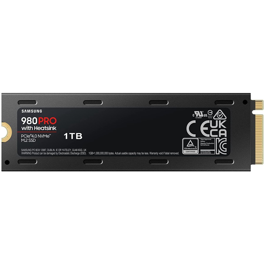 Samsung SSD 980 PRO M.2 PCIe Gen4 x4 1TB MZ-V8P1T0CW with Heatsink