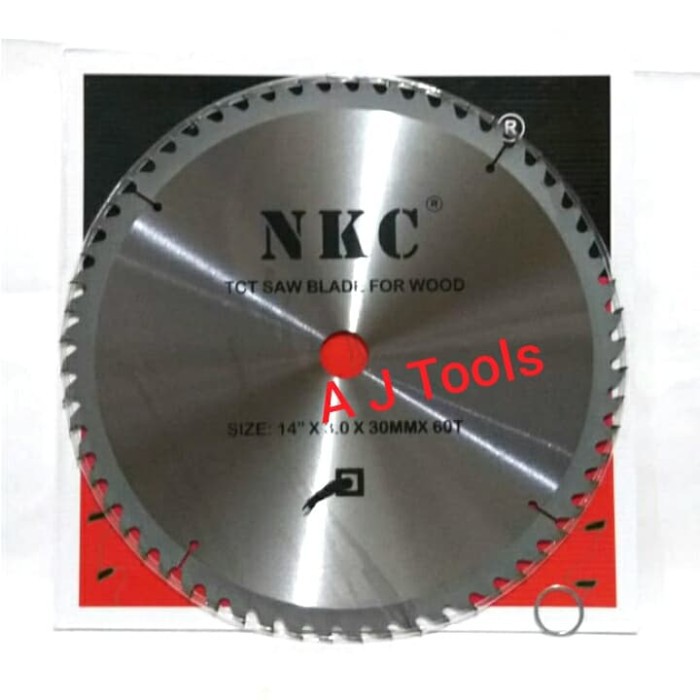 Jual MATA GERGAJI KAYU NKC / CIRCULAR SAW 14" inch x 60T merk NKC