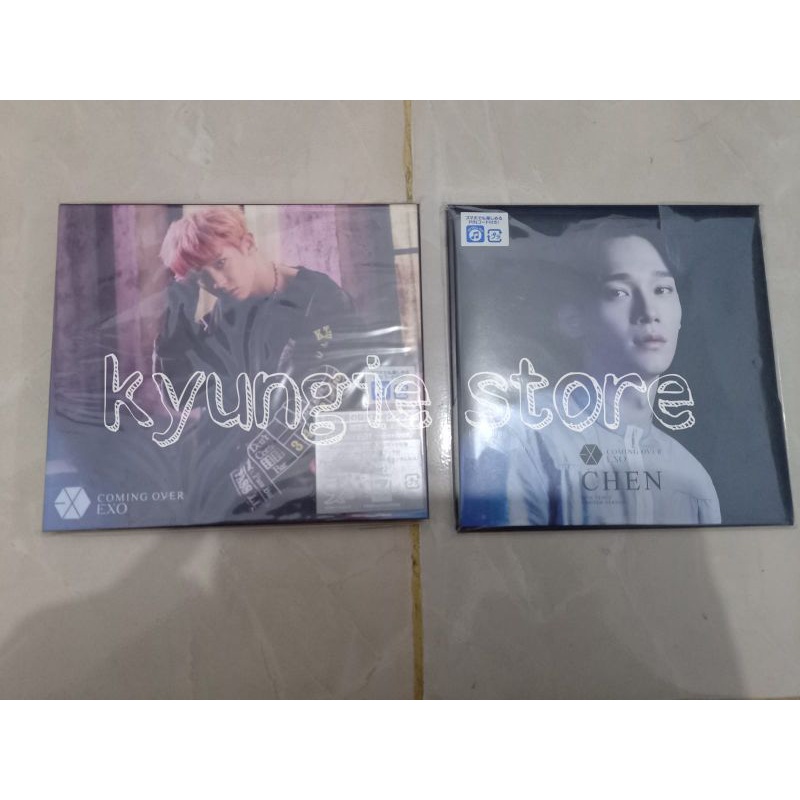 Album EXO Coming Over Chanyeol Baekhyun Chen (Free Photocard Chen)
