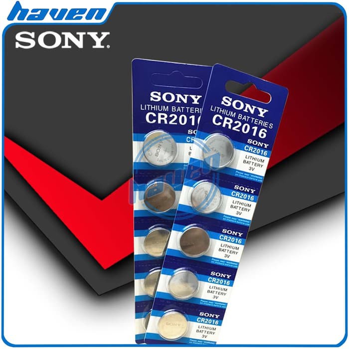 BATERAI LITHIUM ORIGINAL SONY CR2016 / CR 2016 BATRE / BATTERY CR2016