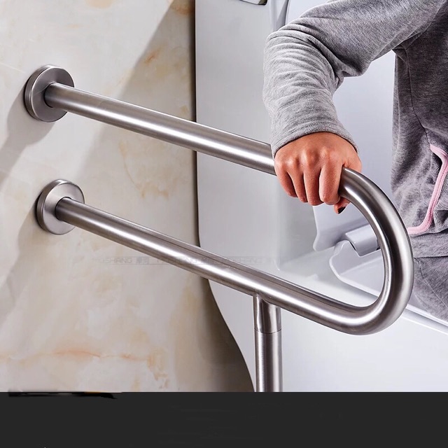 Pegangan cacat Toilet safety closet grab bar kamar mandi murah stainless steel untuk orang tau cacat