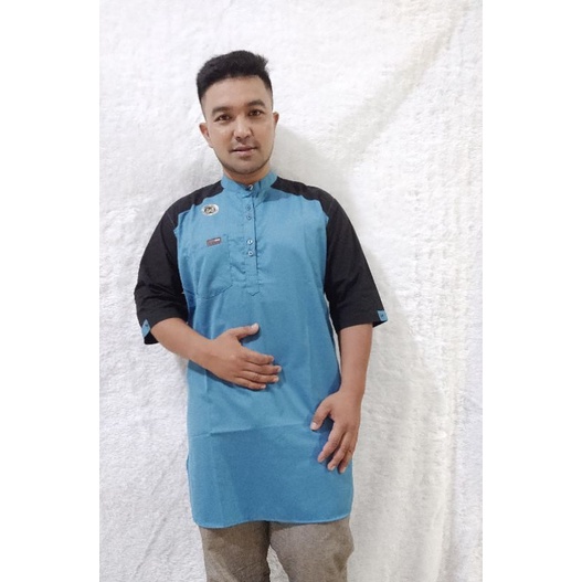 Baju Koko kurta Katun Kombinasi terbaru