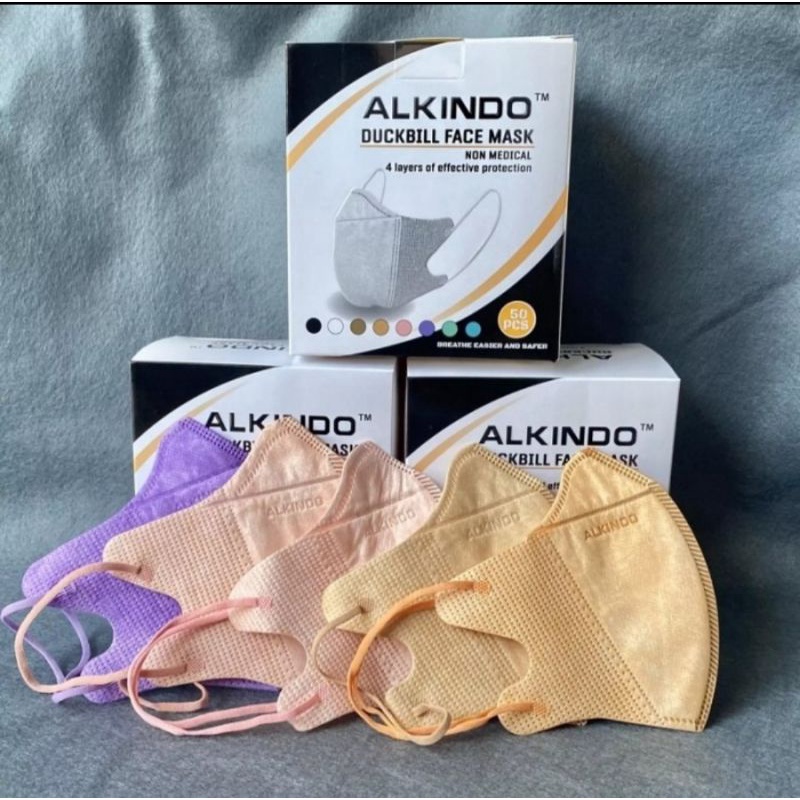 Masker Duckbill KN95 KF94 Mouson Alkindo ECER SATUAN Anak & Dewasa