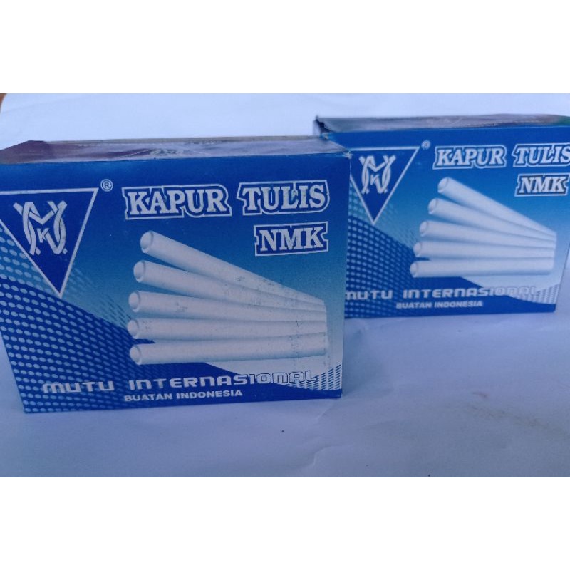 Kapur Papan Tulis Berwarna Original NMK isi 72 pcs Berkualitas Non Toxic Bebas Debu