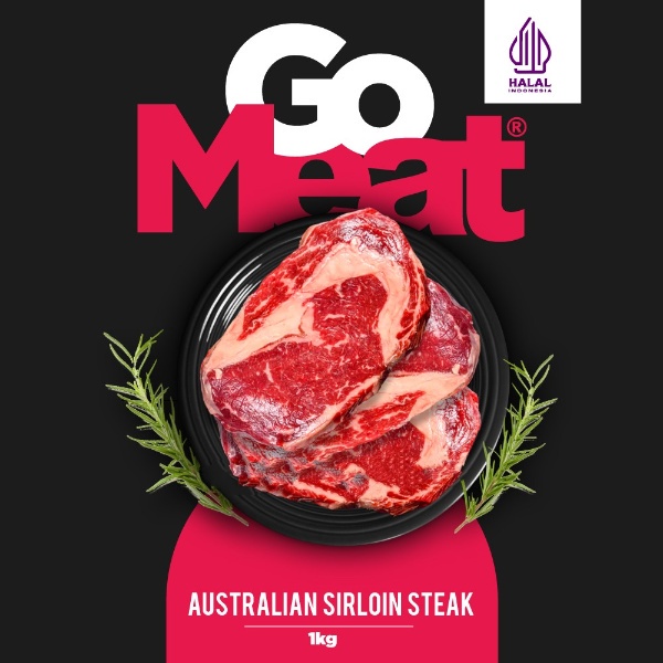 

Australian Sirloin steak 1Kg