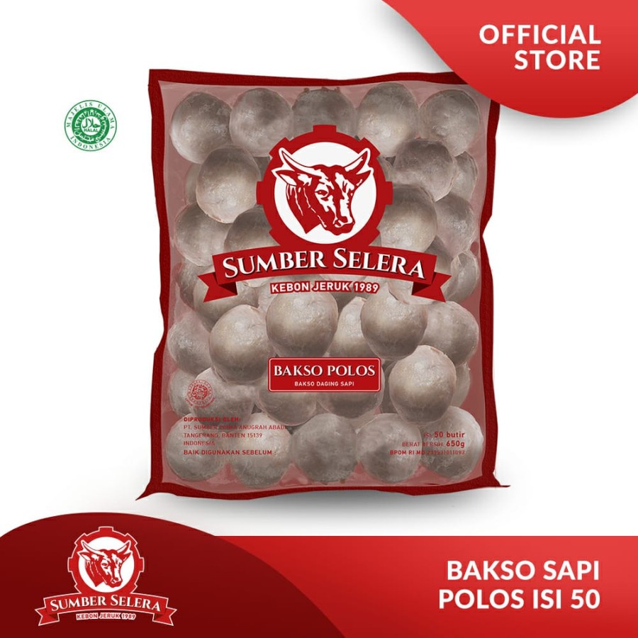 

SUMBER SELERA BAKSO SAPI POLOS ISI 50 / KEBON JERUK