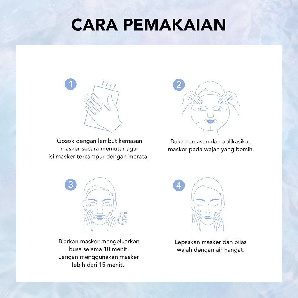 YOU Bubble Detox Purifying Bubble Sheet Mask Resmi Original