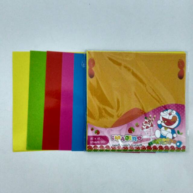 

Origami kiky ukuran 16x16 cm isi 100 lembar