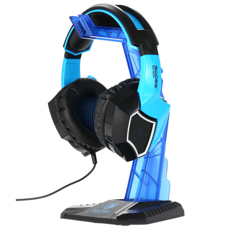 Stand bracket headset gaming dengan bahan acrylic Alumuniun Plastik