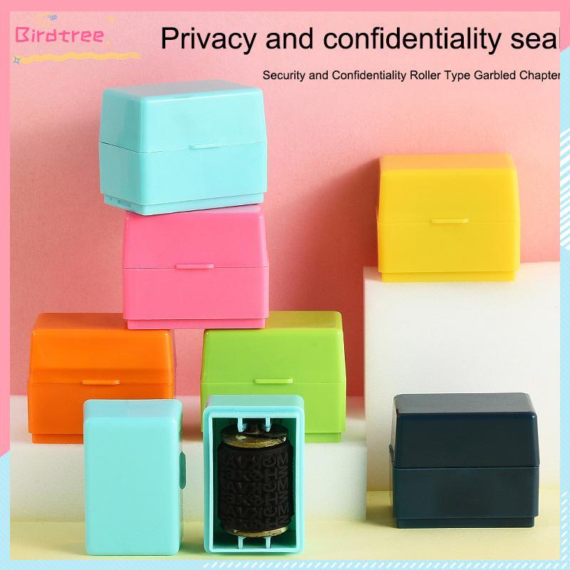 

[Readystock❤️COD]Roller Garbled Seal Express Single Privacy Smear Cover List Dokumen Kontrak Data Smear Cover- BS