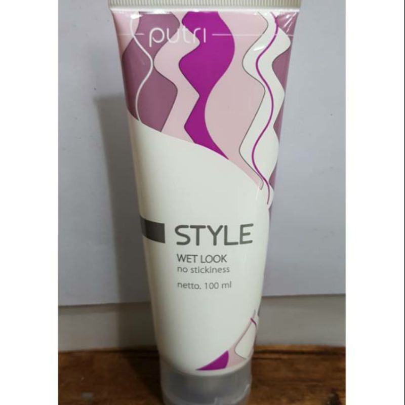 Putri Style wet look / wetlook / hair cream / minyak