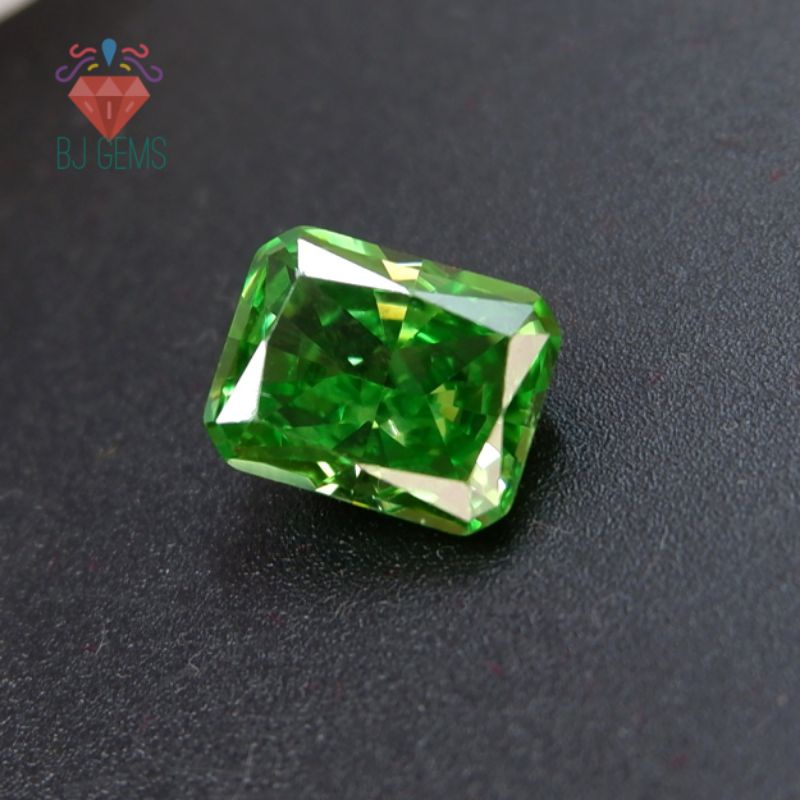 10x8 mm Green Diamond Cubic Zirconia A8 Quality