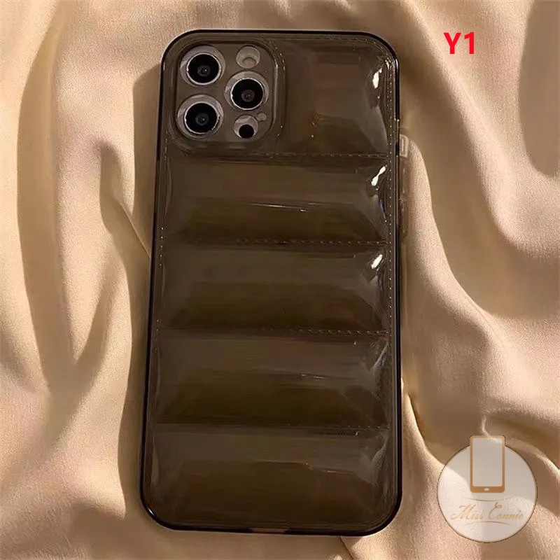 Soft Case TPU Transparan Bentuk Jaket Untuk iPhone 11 7Plus 8Plus 13 12 Pro Max XR X XS Max 7 8 SE