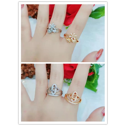 Cincin Xuping Permata Termurah Lapis Emas Perhiasan Fashion T1-8