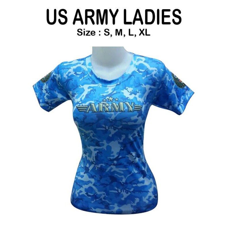 Pakaian kaos gaul    KAOS GYM BAJU US ARMY LORENG TENTARA FITNES WANITA ZUMBA SENAM YOGA   ash shop
