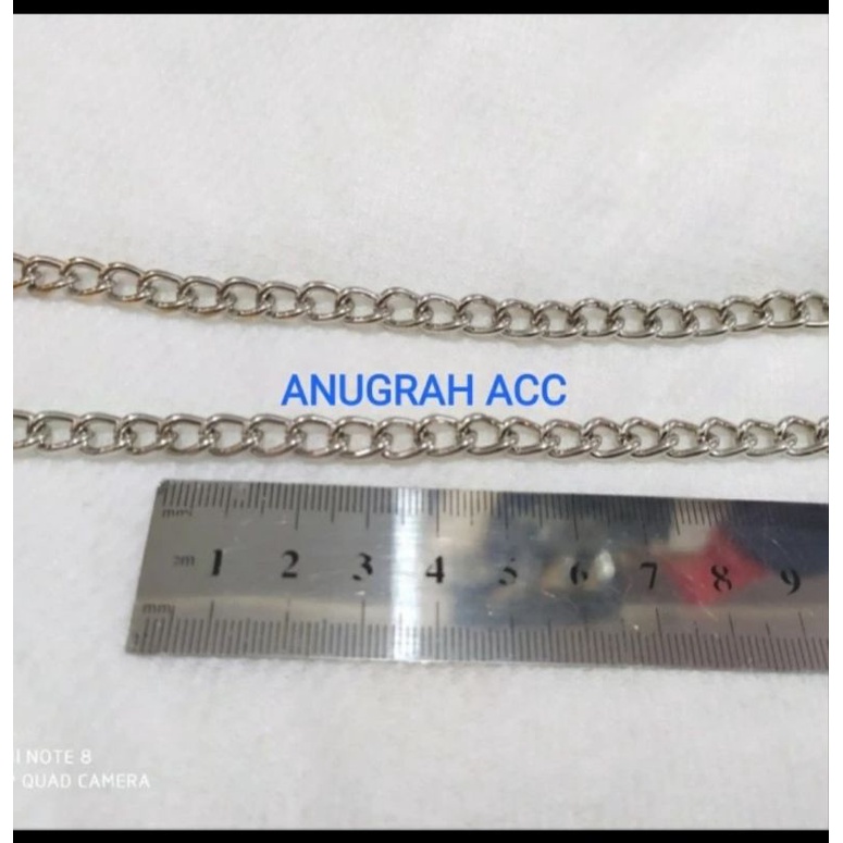 rantai besi 10mm X 7mm