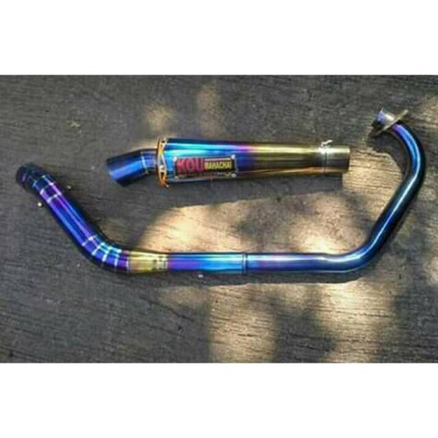 Termurah terlaris Knalpot kou bluemon pnp Vixion satria Fu fi cb150r R15 mx king new old sonic Pulsa