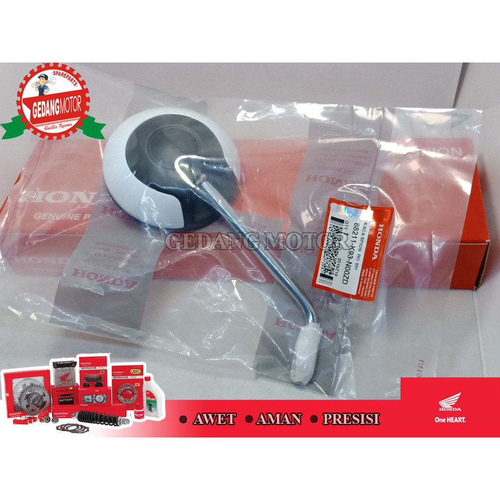 KACA SPION MIRROR ALL NEW SCOOPY FI ESP 2017 2018 PUTIH ORIGINAL HONDA