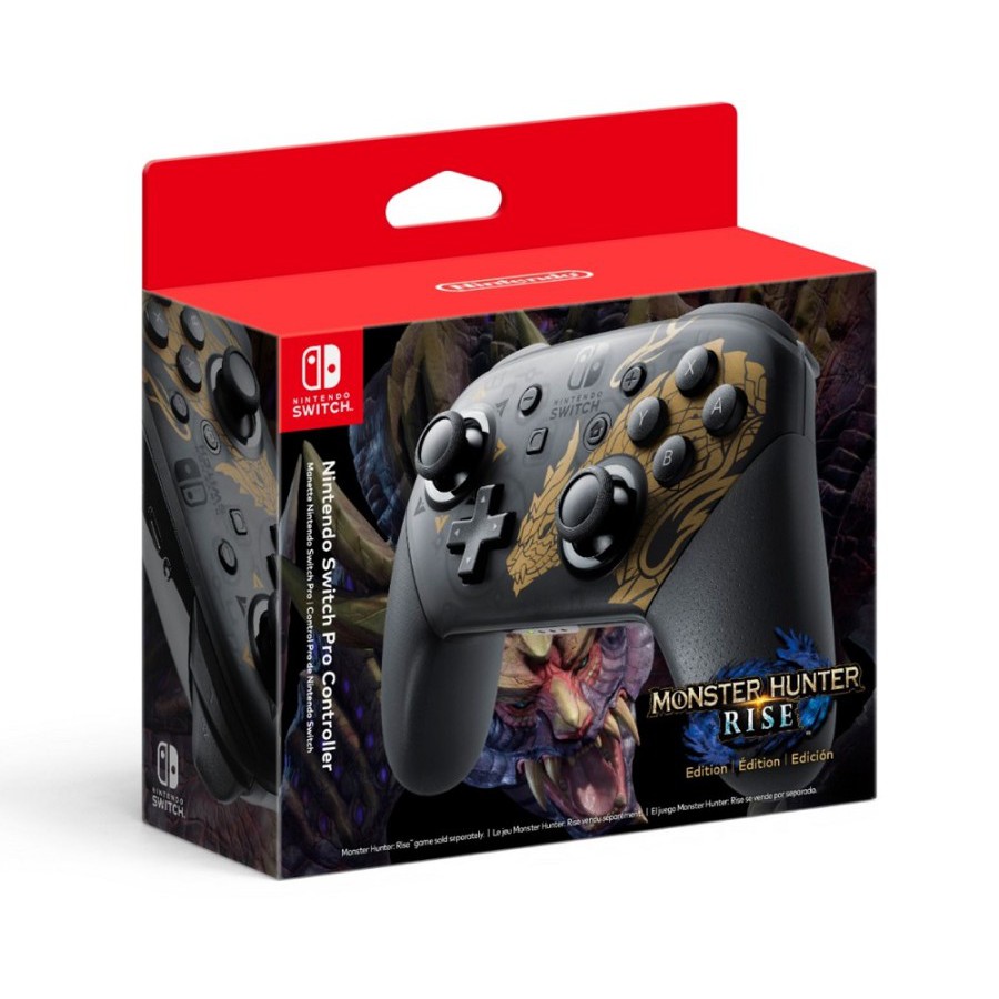 Nintendo Switch Pro Controller Monster Hunter Rise Edition